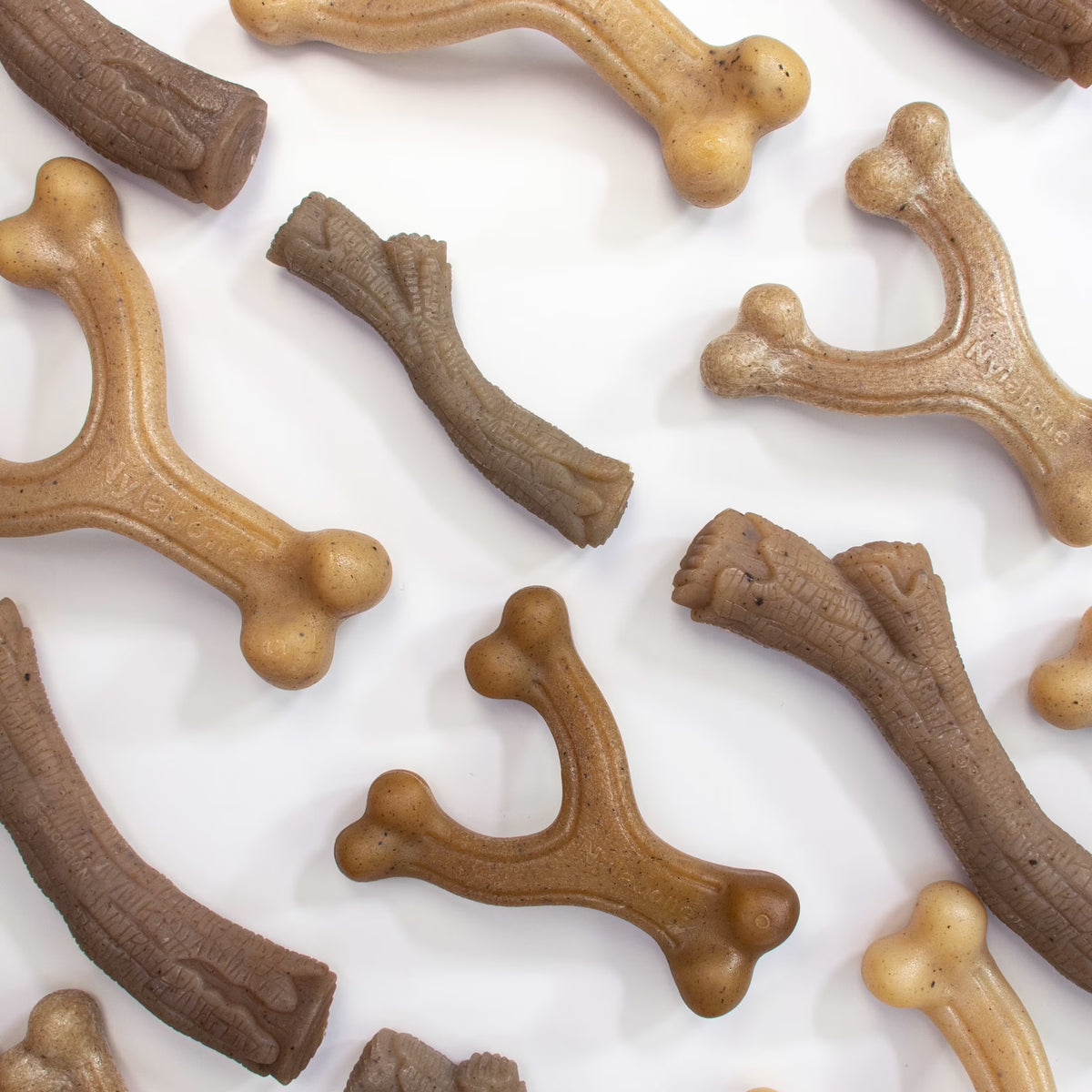 Strong Chew Gourmet Style Wishbone Dog Toy, Dog Chew Toy, Peanut Butter Flavor, Large, 1 Count