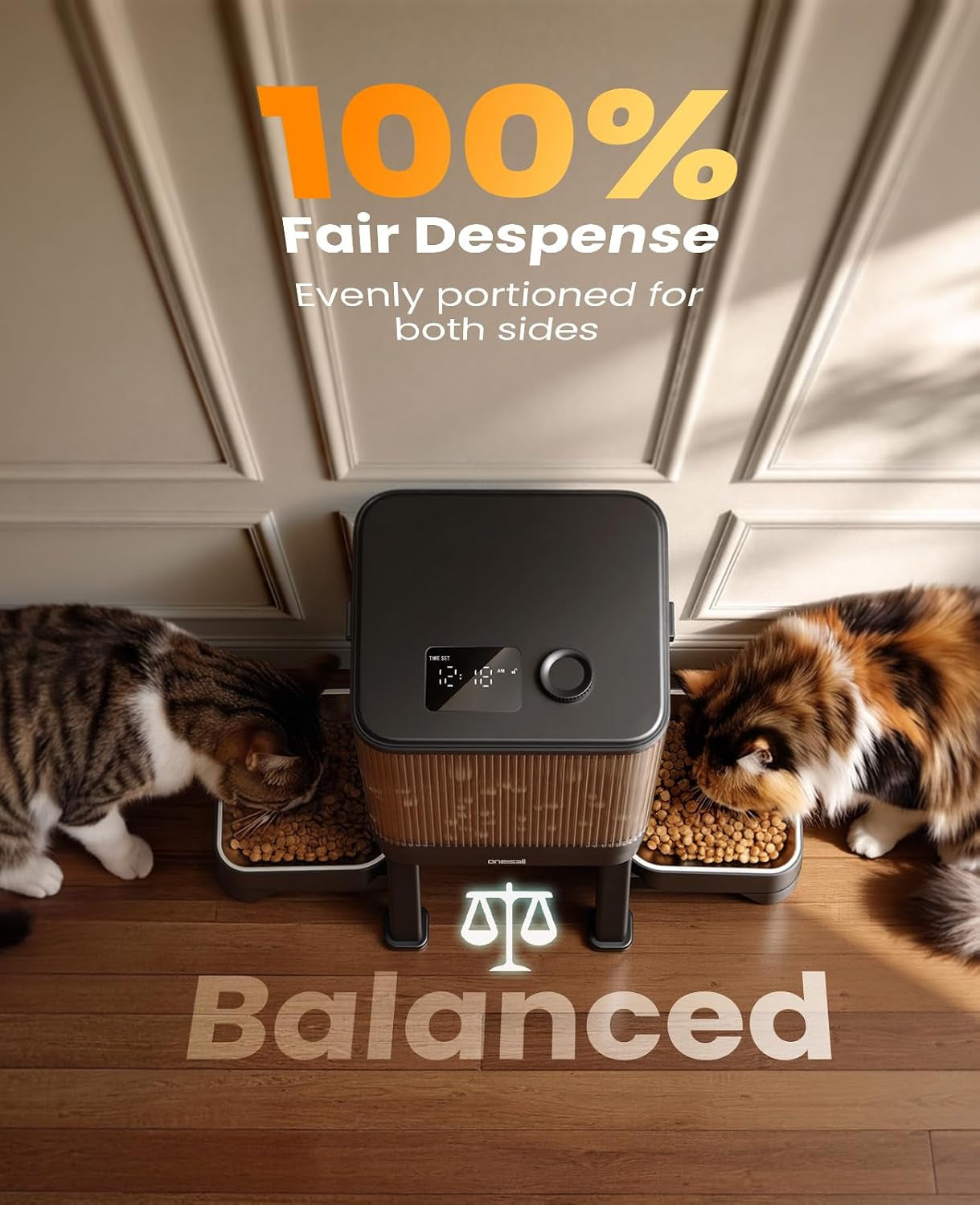 7L Automatic Cat Feeder for 2 Cats & 5L Automatic Cat Feeder for 2 Cats