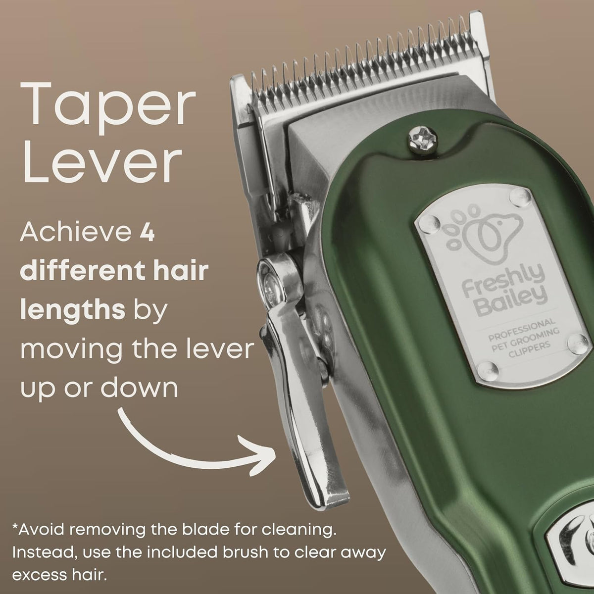 Cat Clippers for Matted Hair - Low Noise Trimmer for Long Hair Cats