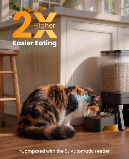 7L Automatic Cat Feeder for 2 Cats & 5L Automatic Cat Feeder for 2 Cats