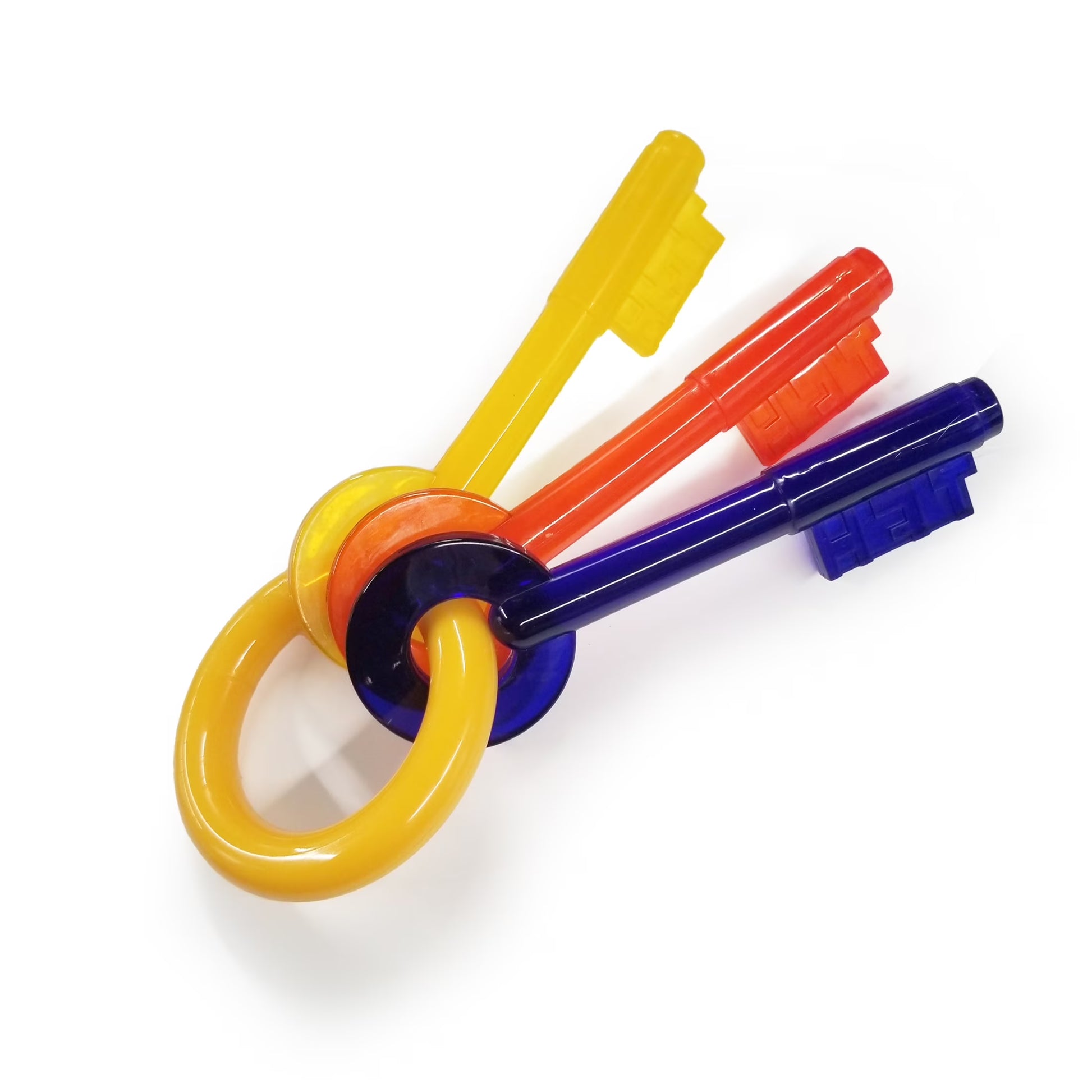 Puppy Chew Key Ring Dog Toy, Dog Chew Toy, Bacon Flavor, Medium, 1 Count
