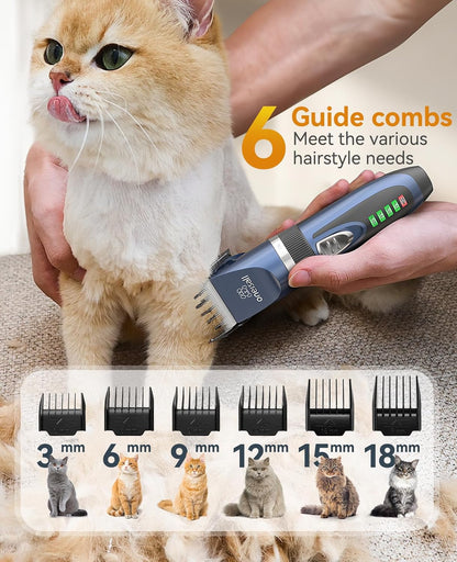 Cat Clippers and Paw Trimmer 3 in 1 Cat Grooming Kit