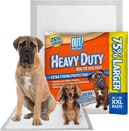 Petcare XXL Puppy Pads, Heavy Duty Pee Pads for Dogs, 26X30, 30 Count