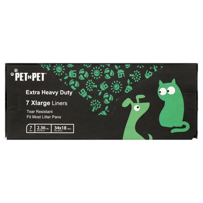 " Cat Litter Box Liners,Drawstring Litter Liner Bags,Jumbo Size,Pan Liners 28 Counts"