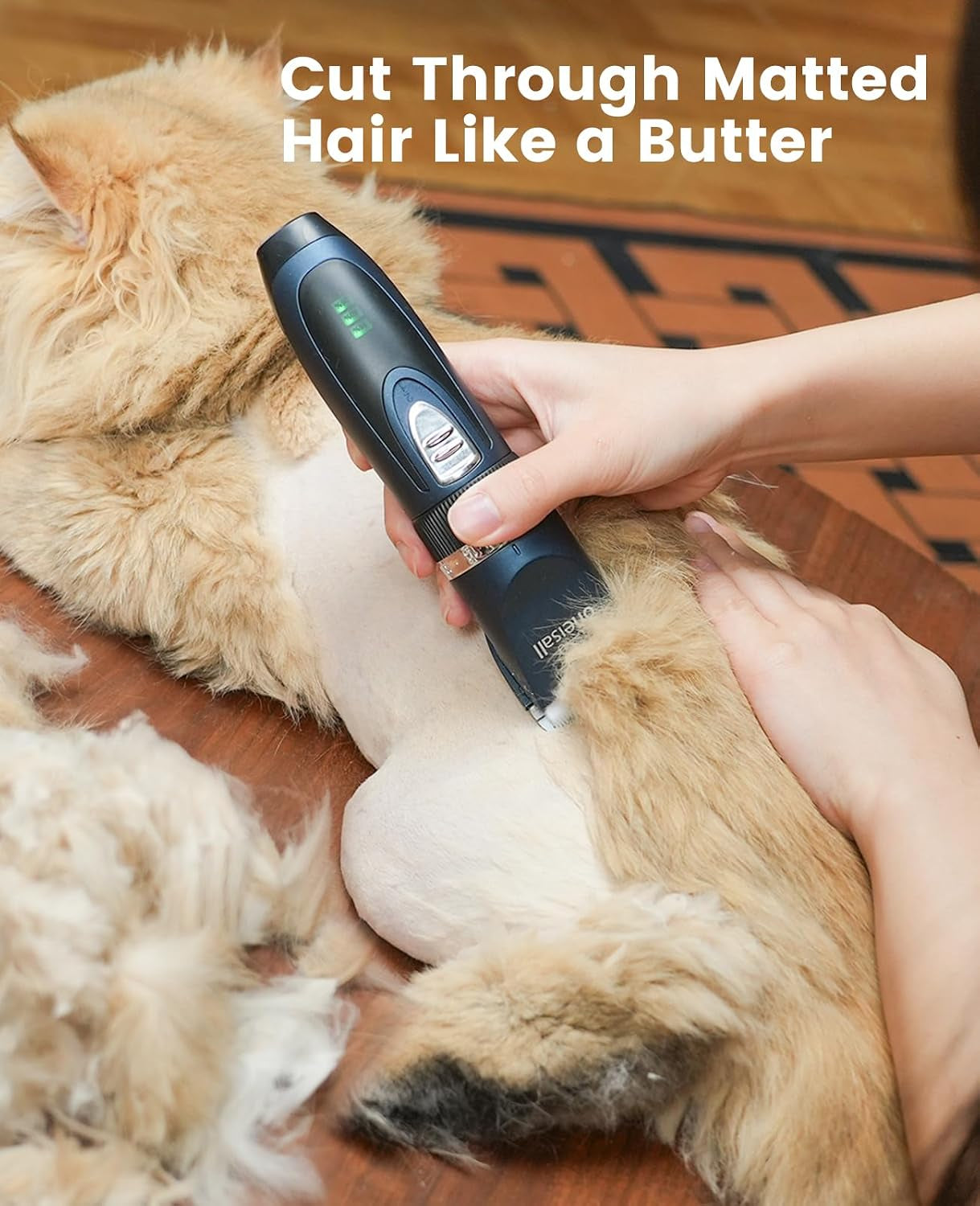 Cat Clippers and Paw Trimmer 3 in 1 Cat Grooming Kit