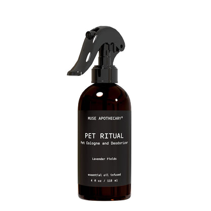 Pet Ritual Pet Cologne Spray for Dogs - Dog Perfume Spray Long Lasting after Bath - Pet Perfume for Dogs - Essential Oils Infused - 4Oz, Lavender Fields