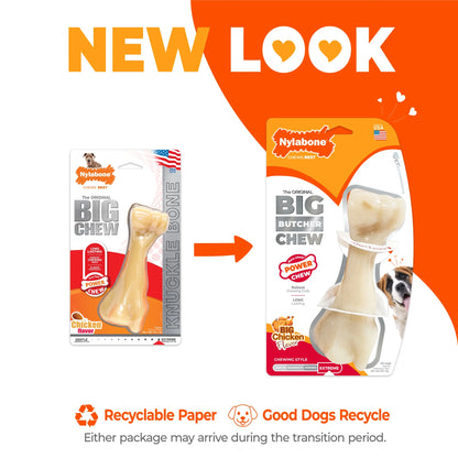 Power Chew Butcher Bone Dog Toy, Dog Chew Toy, Chicken Flavor, Xx-Large, 1 Count