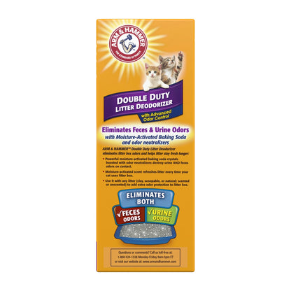 (3 Pack)  Double Duty Cat Litter Deodorizer and Pet Odor Eliminator, 33 Oz Box