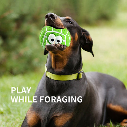 Rubber , Tennis  Soft Dog Balls for Aggressive Chewers, Tough Durable Dogs Toys, Interactive Play Squeaky Dog Toy for Small Dogs