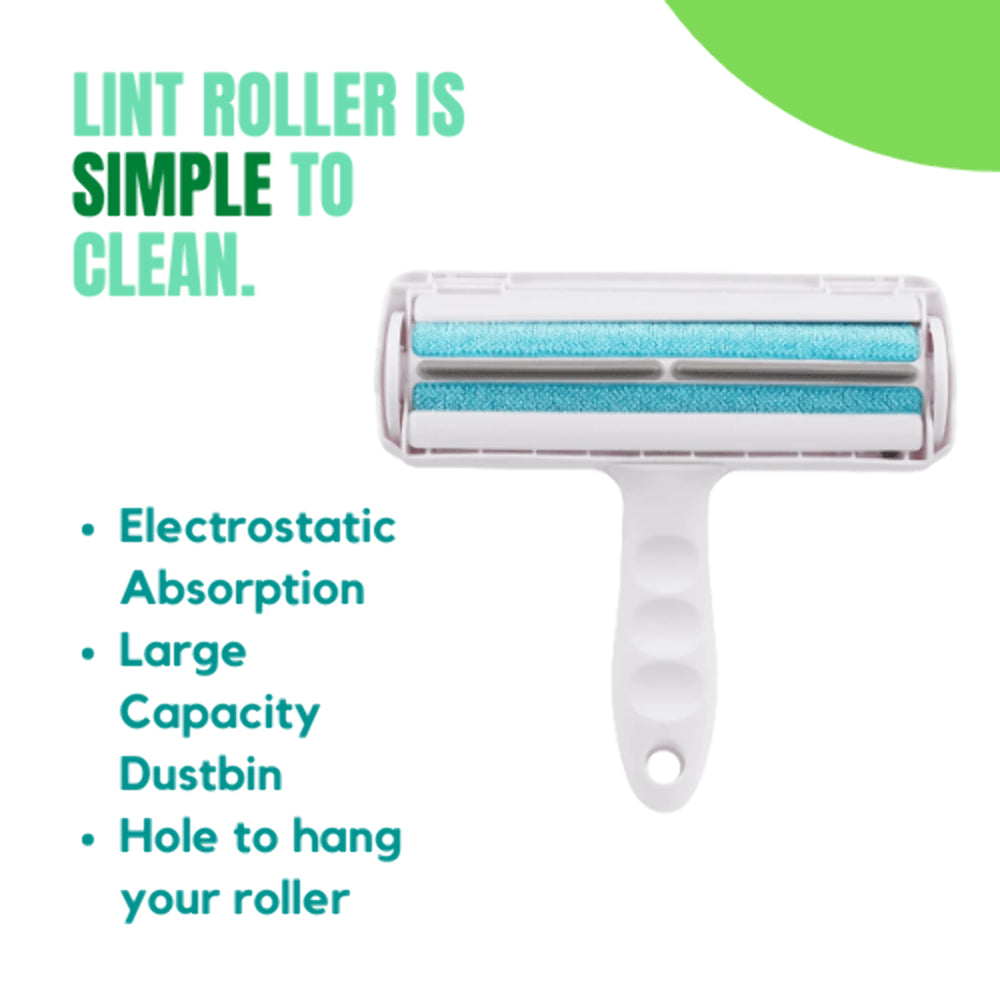 Reusable Pet Hair Remover Roller for Furniture & Car Seats