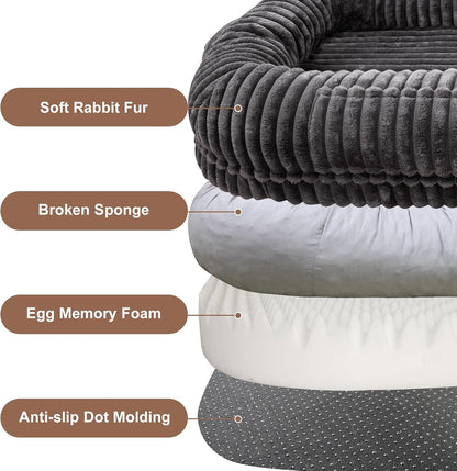 Human Dog Bed for Adult,Large Human Size Dog Bed 70"X38"X10"