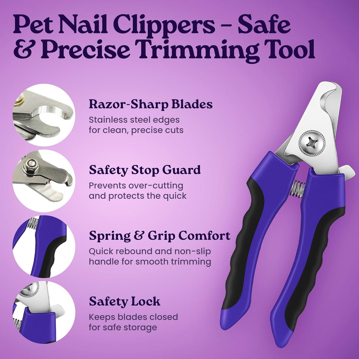 Cat Grooming Kit 6 in 1, Include: Nail Clipper, Brush for Shedding, Wand Toy, Interactive Ball Toy, Bath Brush, Ear Cleaner Finger Wipes (30Ct.), Cat Grooming Supplies, Kitten Supplies