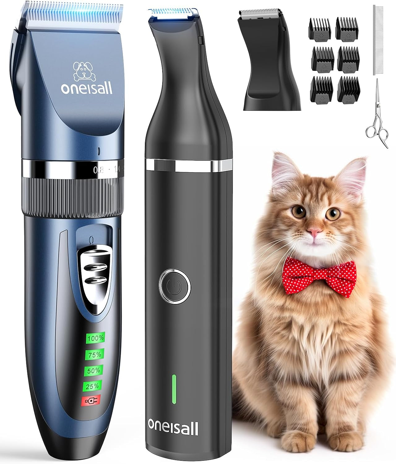 Cat Clippers and Paw Trimmer 3 in 1 Cat Grooming Kit