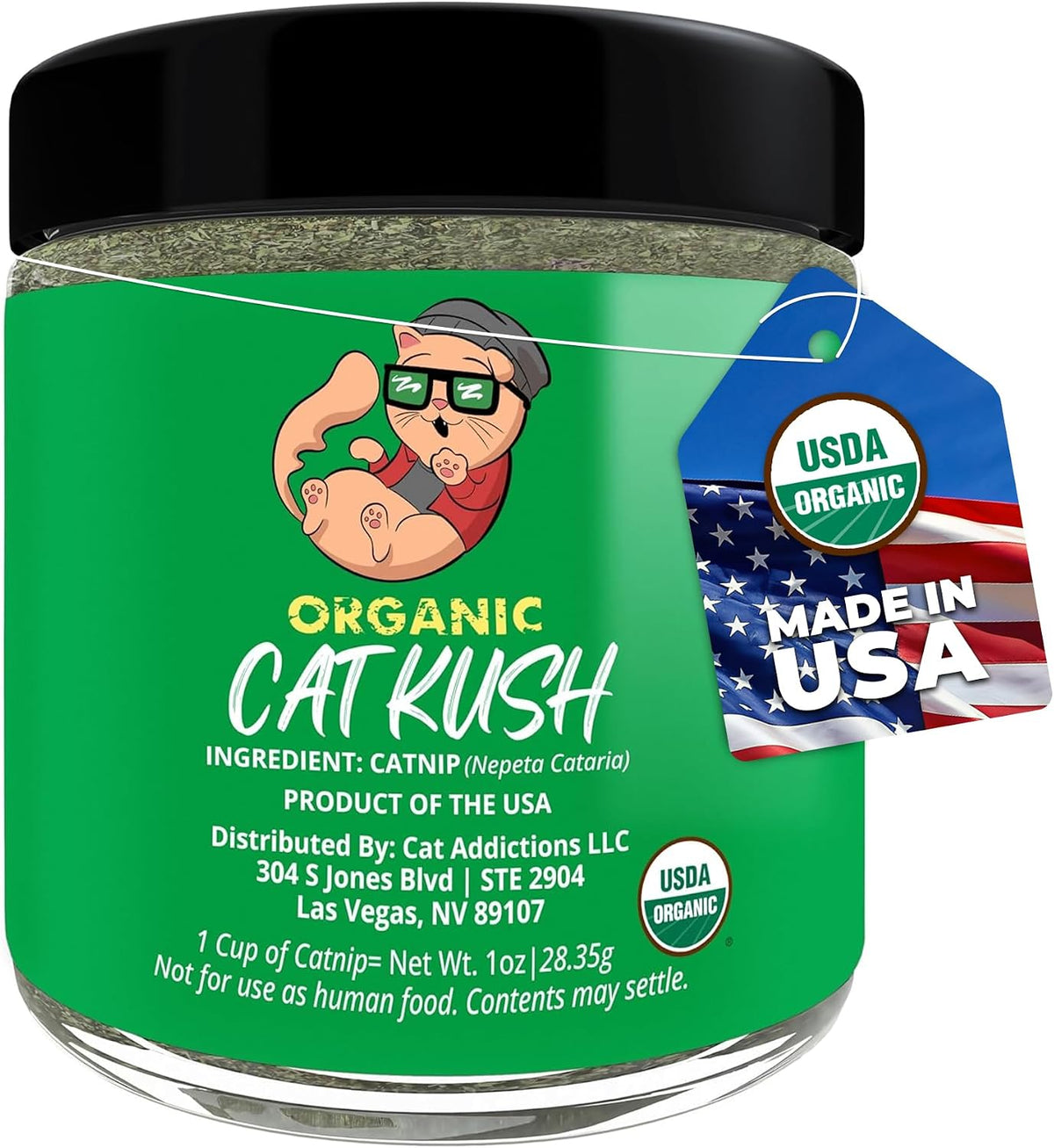 Organic Catnip by , Safe Premium Blend Perfect for Cats