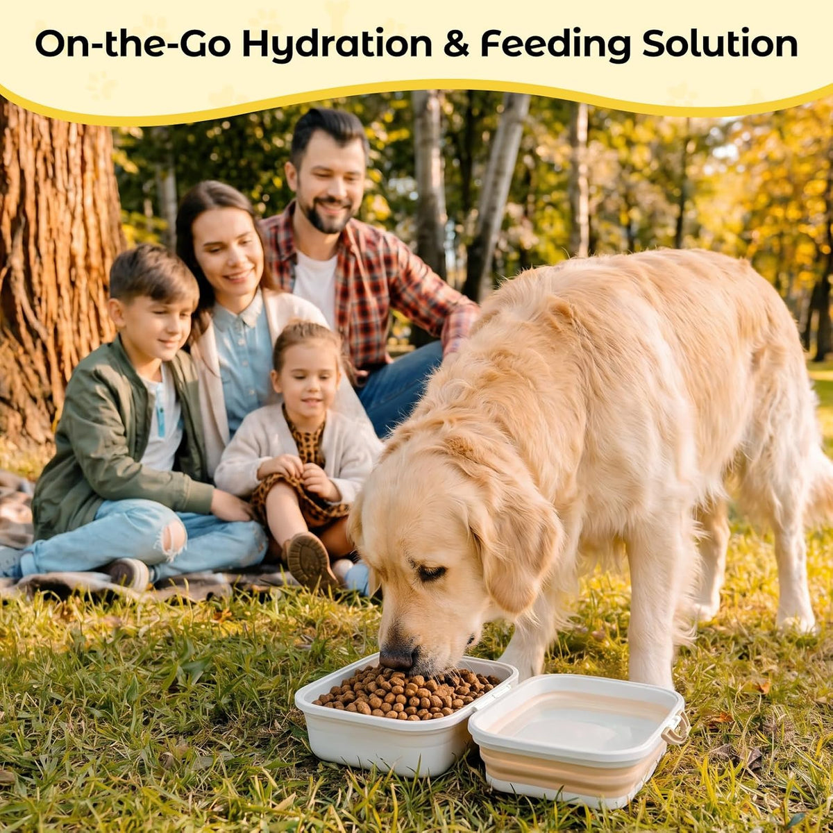 Dog Walking Kit - Pet Pooper Scooper, Biodegradable Waste Bags, Collapsible Travel Bowl, Heavy Duty Dog Leash, Interactive Rubber Ball - Complete Outdoor Pet Supplies for Puppy & Large Dogs