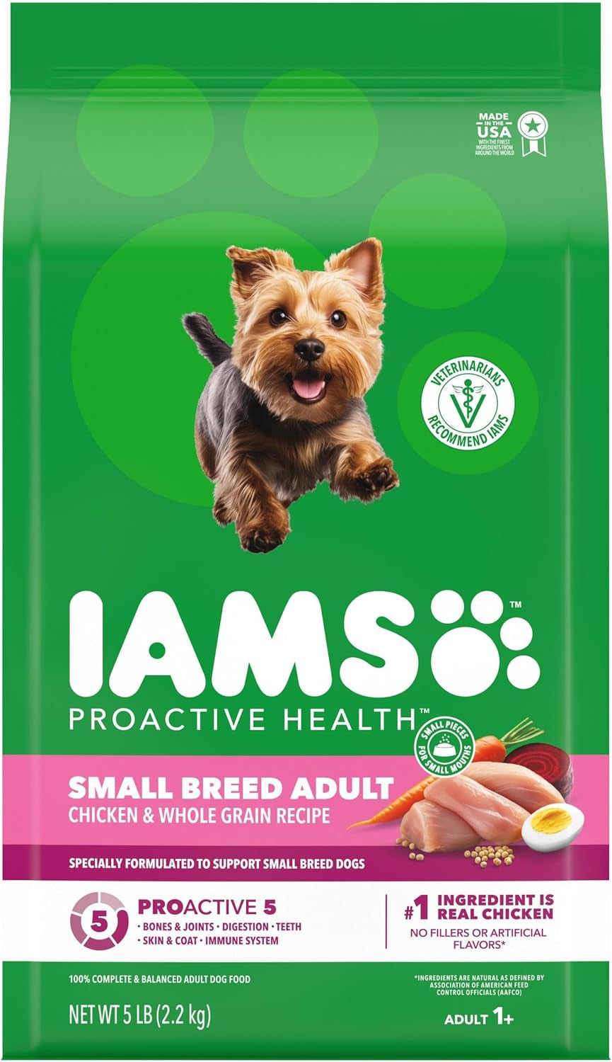 Proactive Health Small Breed Dry Dog Food, Chicken & Grain, 5 Lb