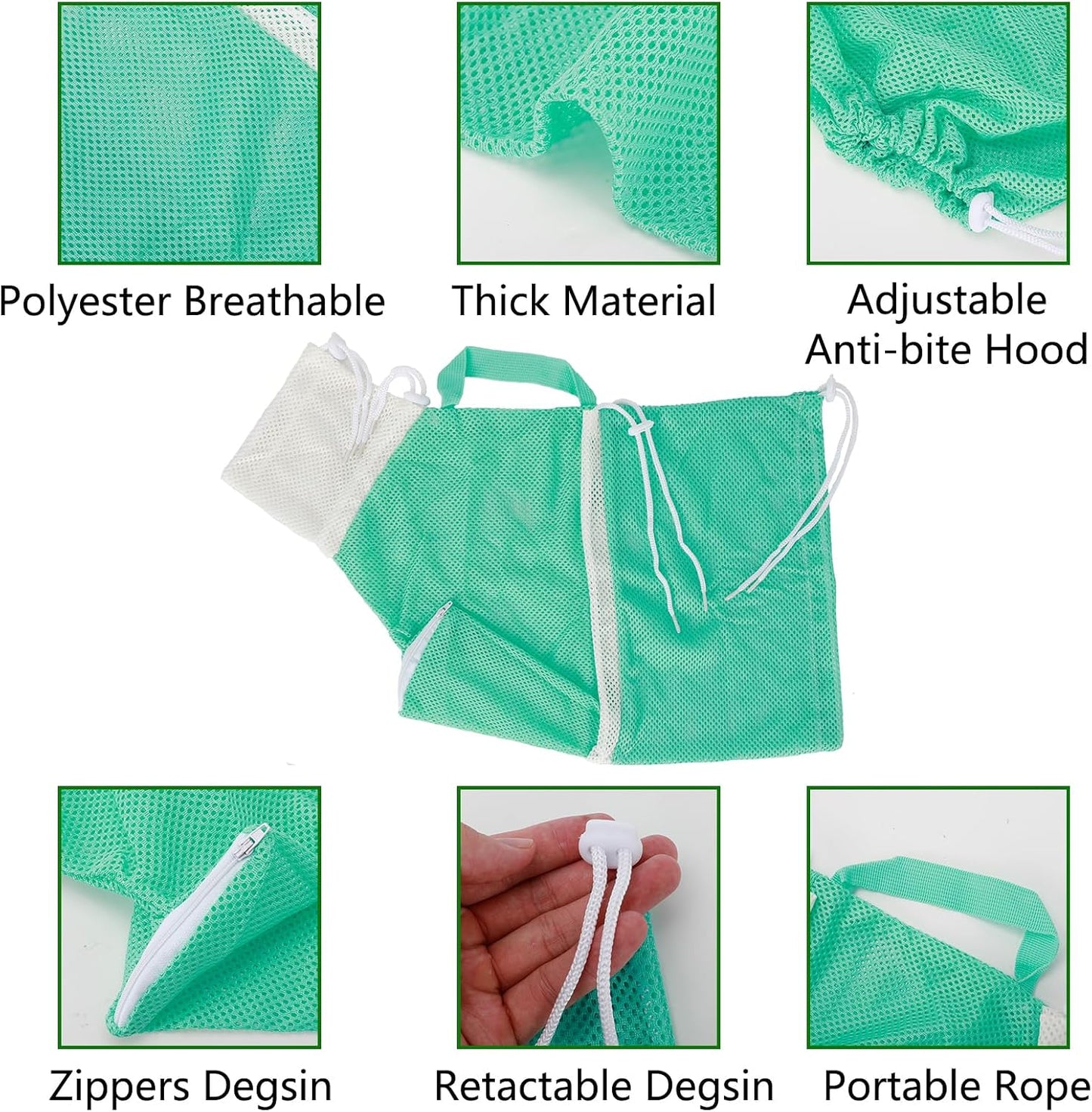 4 Pcs Anti-Scratch Silicone Cat Shoes and Cat Grooming Mesh Bag, Cat Claw Covers, Adjustable Multifunctional Anti-Bite Shower Net Bag for Nail Trimming Bathing Home Pet Hospital Barbering