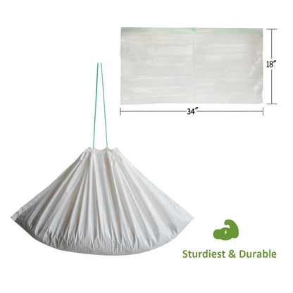 " Cat Litter Box Liners,Drawstring Litter Liner Bags,Jumbo Size,Pan Liners 28 Counts"