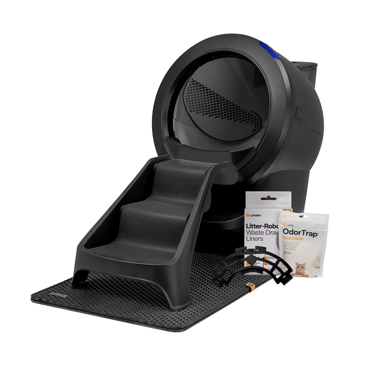 Litter-Robot 4 Self-Cleaning Cat Litter Box, Litterhopper Bundle