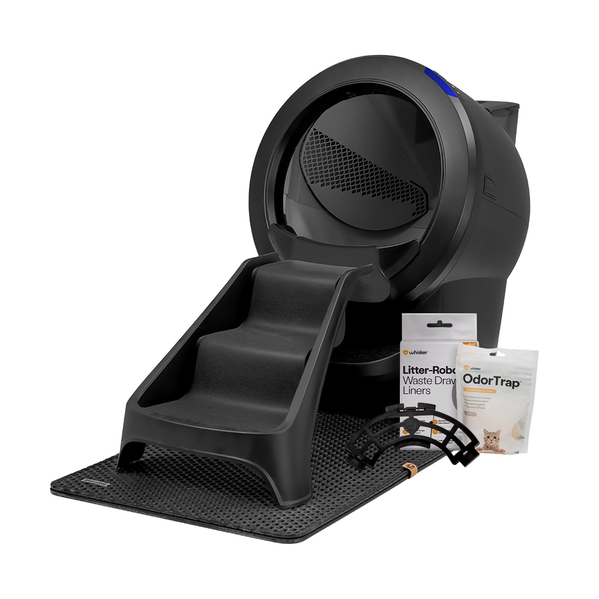 Litter-Robot 4 Self-Cleaning Cat Litter Box, Litterhopper Bundle