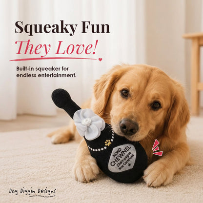 Libation Station Collection | Unique Squeaky Parody Plush Dog Toys – Shaken, Not Stirred