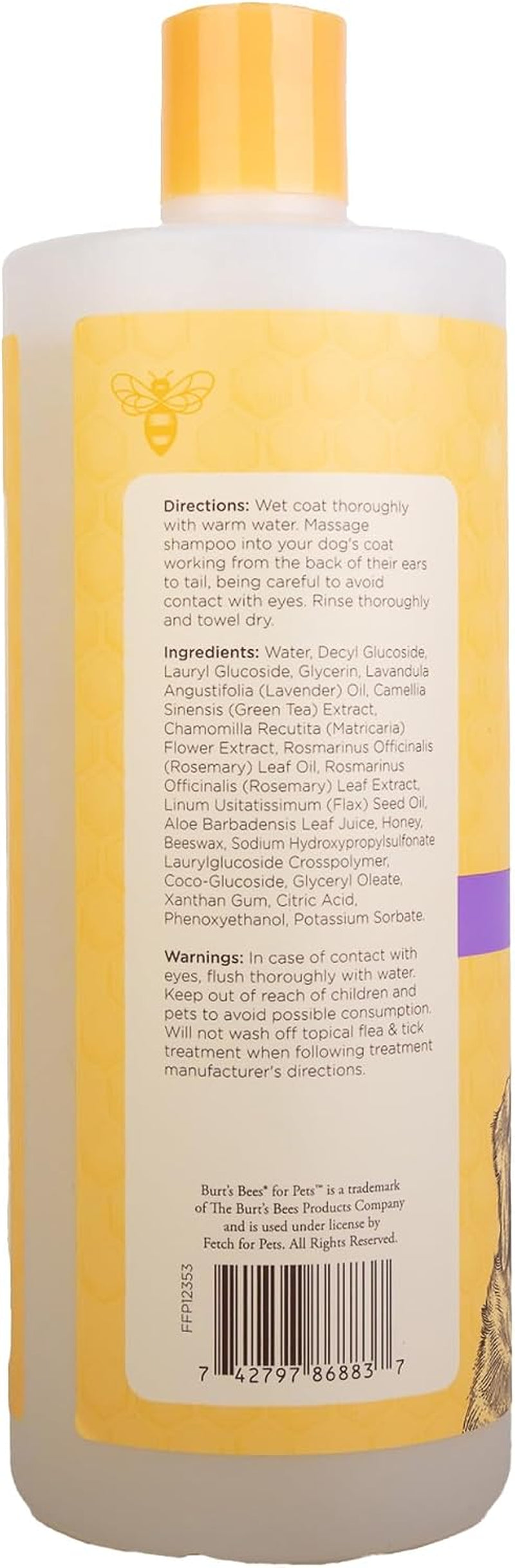 Calming Dog Shampoo, Lavender and Green Tea, 32 Fl Oz