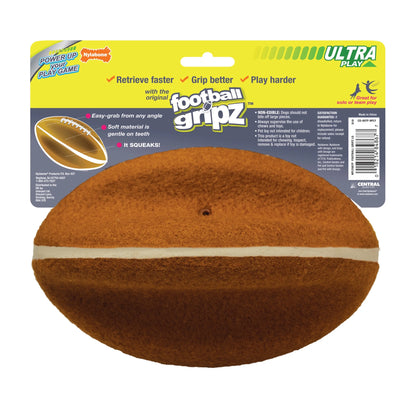 Power Play Football Dog Toy, Dog Balls, Squeaky Toy for Dogs, Large