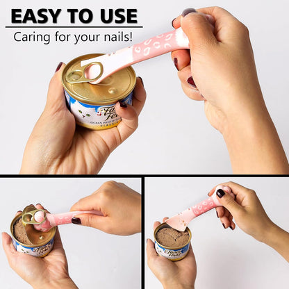 Small Cat Food Can Lids with Cat Food Spoon Set, Silicone Cat Food Can Covers Lids for 3 Oz Cans, Cat Can Opener Spatula Cat Spoon for Wet Food