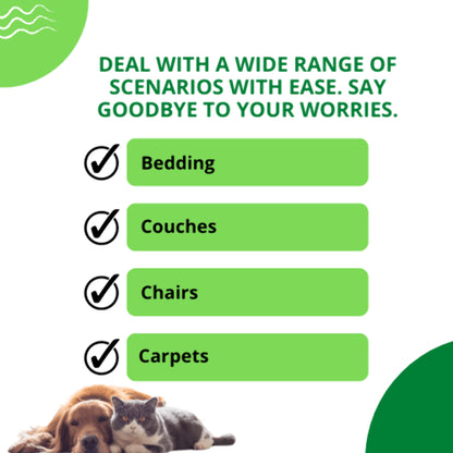 Reusable Pet Hair Remover Roller for Furniture & Car Seats