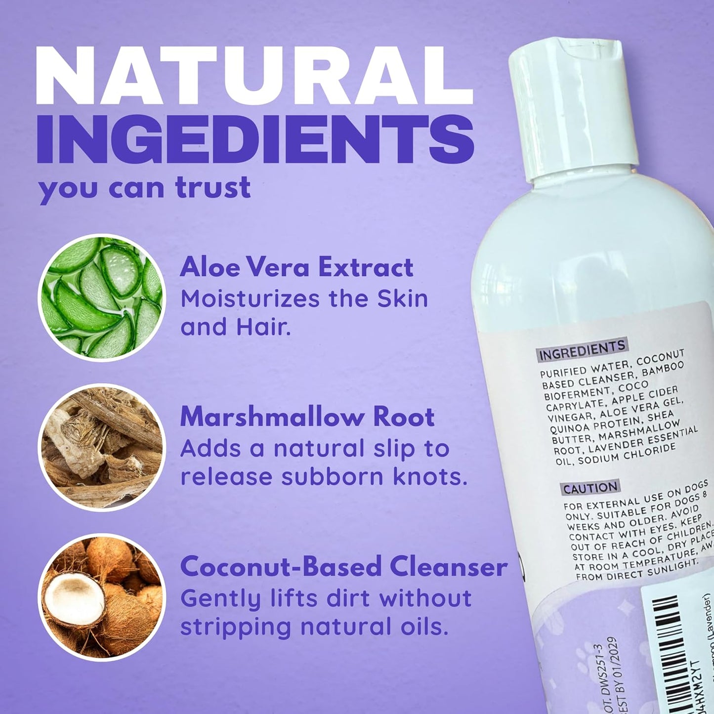 Dog Shampoo and Conditioner for Doodle - All Natural Dog Shampoo for Smelly Dogs, Sensitive Skin Pet Shampoo for Dogs, Goldendoodle, Doodles, Poodle, Puppy Shampoo and Conditioner - Dog Soap