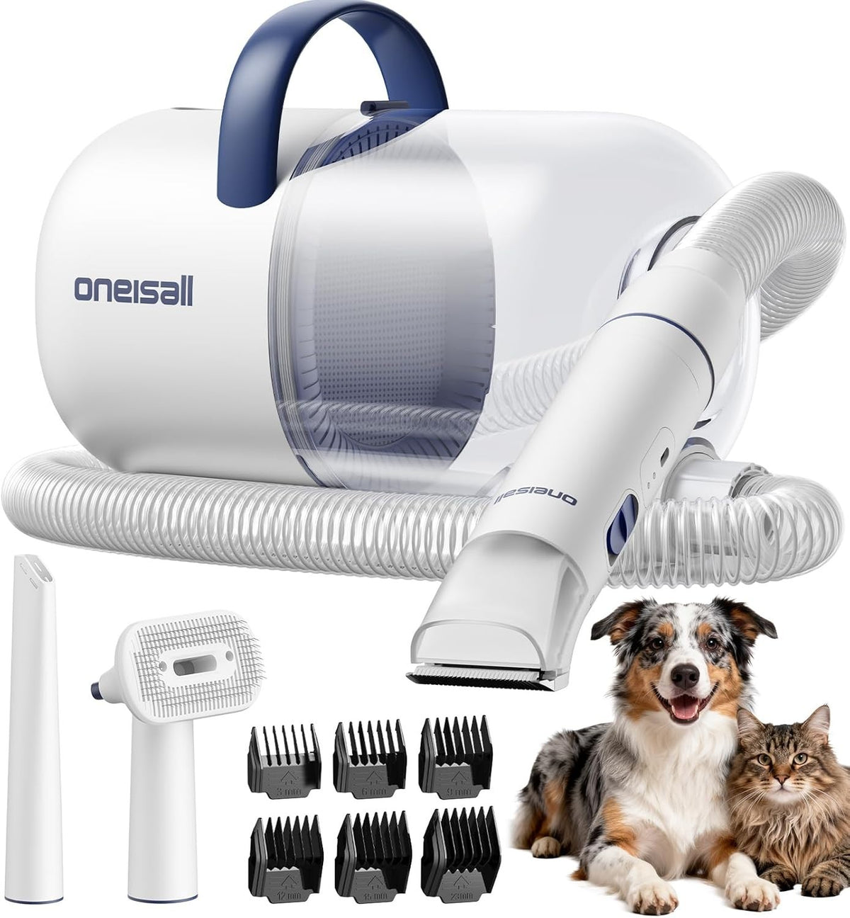 Dog Grooming Vacuum - 15000Pa Suction, Captures 99% Pet Hair to Reduce Sheddi...