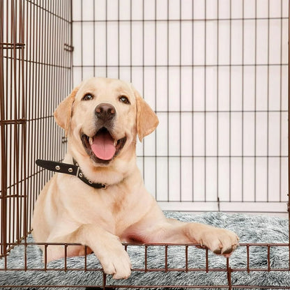 Large Dog Bed Washable Dog Mats Anti-Slip Bottom Beige Large 51"X35" Pet Beds for Large Dogs