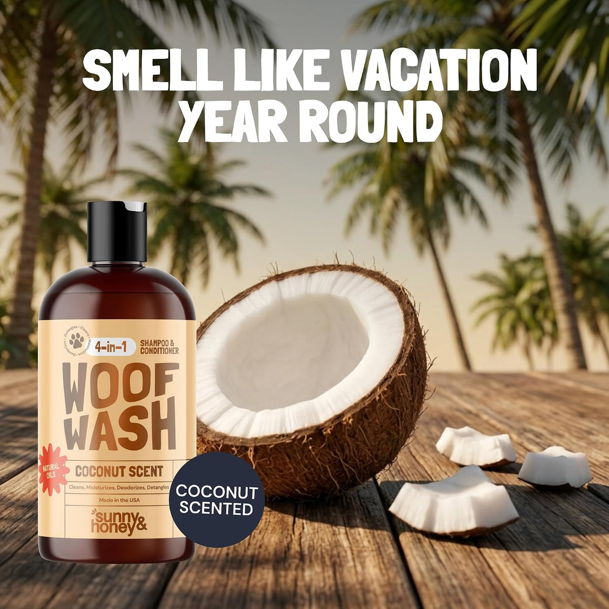 Detangling Dog Shampoo and Conditioner Set