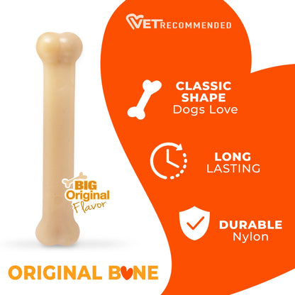 Power Chew Original Bone Dog Toy, Dog Chew Toy, Original Flavor, Large, 1 Count