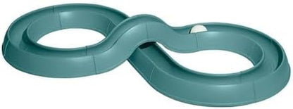 Pet Turbo Track Cat Toy - Cat Ball Toy & Racetrack - Easy Assembly - Slate Blue (1 Pack)