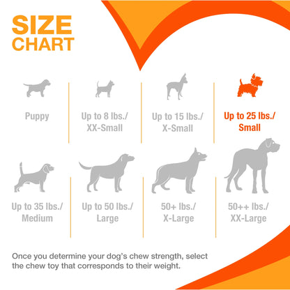 Power Chew Comfort Hold X Bone Dog Toy, Dog Chew Toy, Beef Flavor, Small, 1 Count