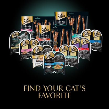 Premium Puree Lickable Cat Treats, Chicken, Salmon & Tuna, 24 Count