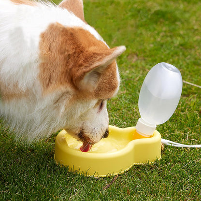 Portable Dog Water Bottle Dispenser, 17Oz, Large, Leak Proof & Foldable Dog Travel Water Bottle Bowl Accessories for Puppy Small Medium Large Dogs Pet Water Bottles for Dogs Walking Outdoor Hiking