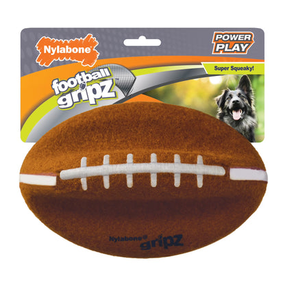 Power Play Football Dog Toy, Dog Balls, Squeaky Toy for Dogs, Large