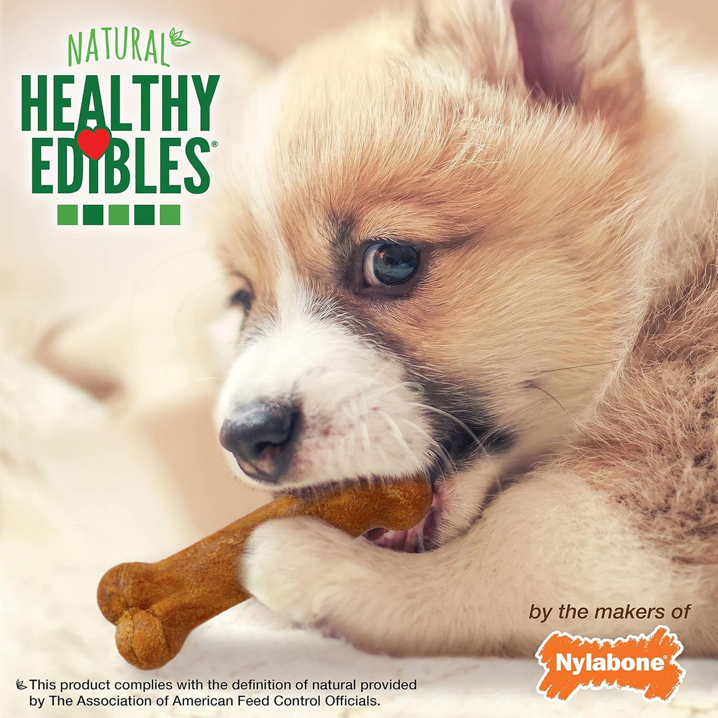 Healthy Edibles Natural Puppy Chews Long Lasting Treats for Puppies,Turkey & Sweet Potato Flavor,X-Small/Petite,16 Count (Pack of 2)