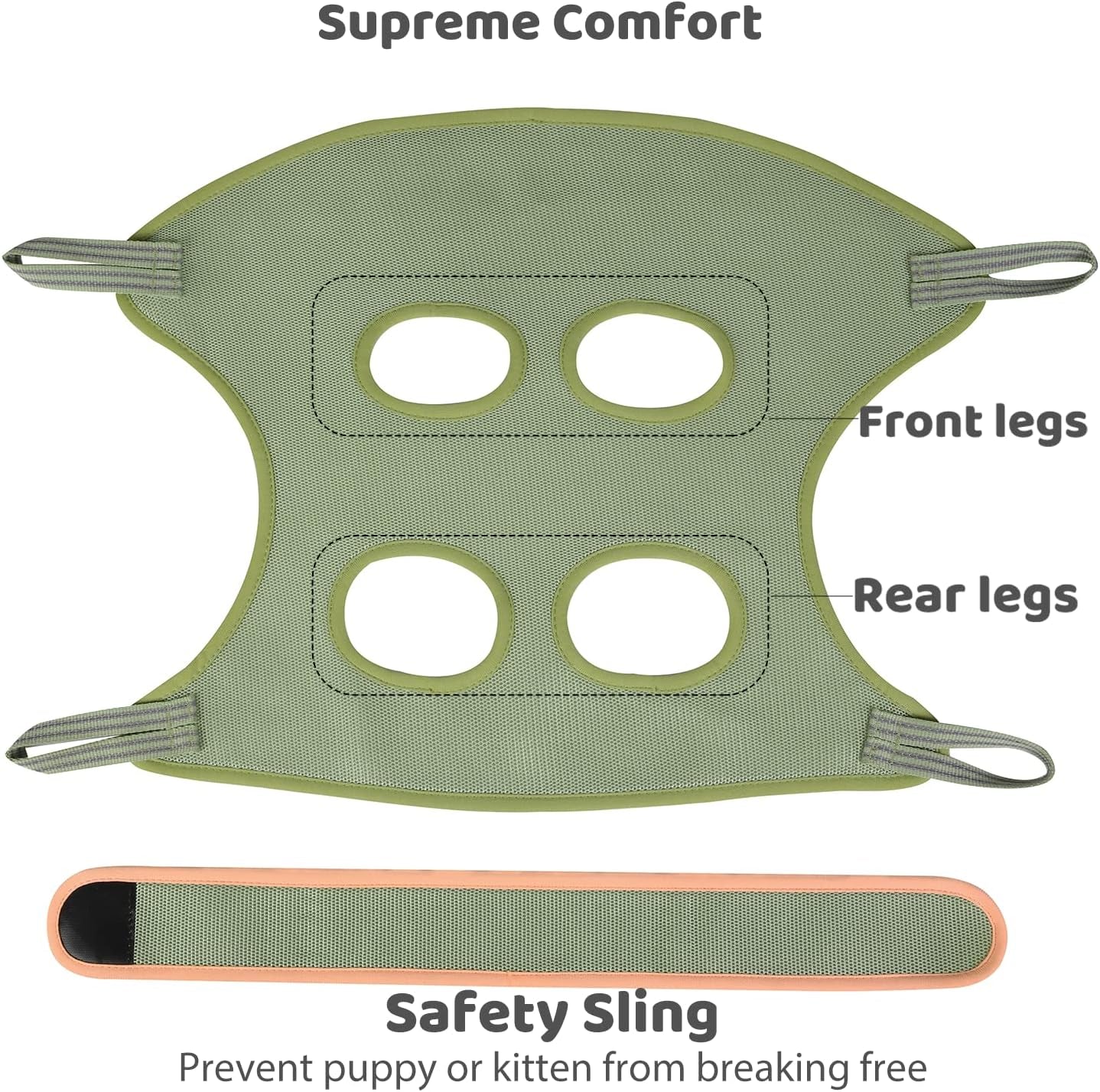 Cat Grooming Hammock for Nail Trimming, Cat Nail Clipper Hammock Harness