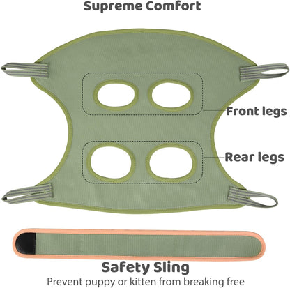 Cat Grooming Hammock for Nail Trimming, Cat Nail Clipper Hammock Harness