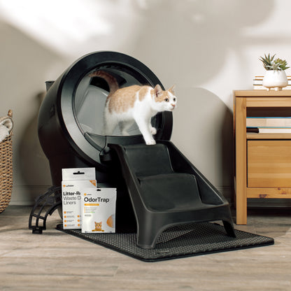 Litter-Robot 4 Self-Cleaning Cat Litter Box, Litterhopper Bundle