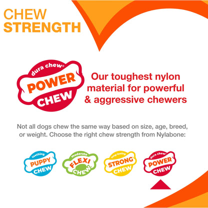 Power Chew Textured Knuckle Bone Dog Toy, Dog Chew Toy, Chicken Flavor, X-Large, 1 Count